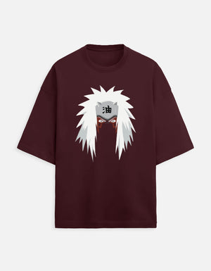 Jiraiya's Last Code - Naruto Terry Oversized Tee