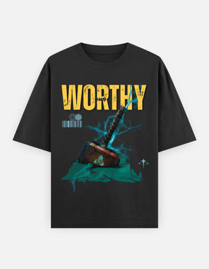 I'm Still Worthy ! - Marvel Oversized Classic T-Shirt