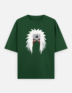 Jiraiya's Last Code - Naruto Oversized Classic T-Shirt