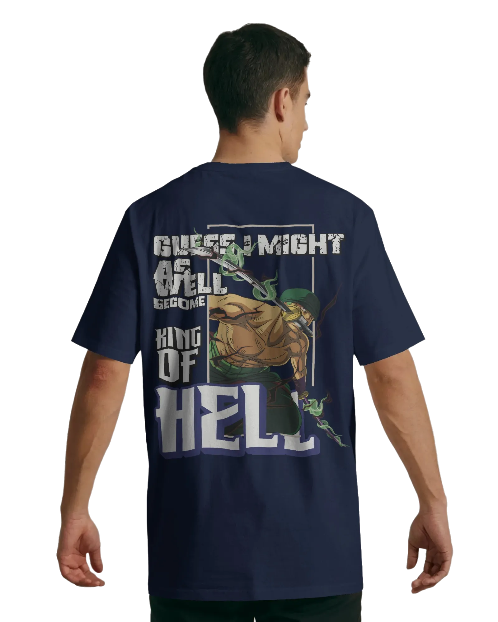 Zoro King of Hell - One Piece Oversized Standard T-Shirt