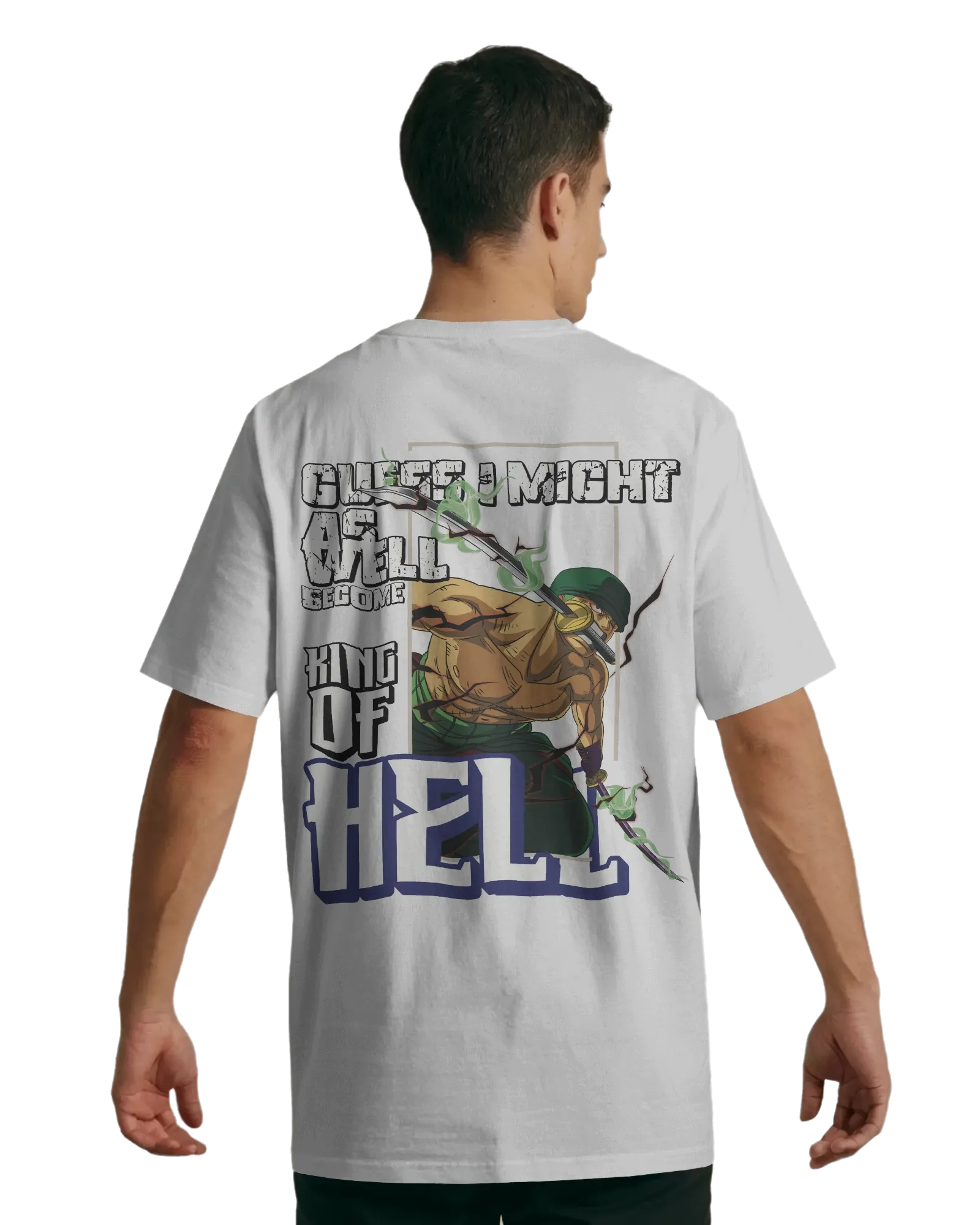 Zoro King of Hell - One Piece Oversized Standard T-Shirt