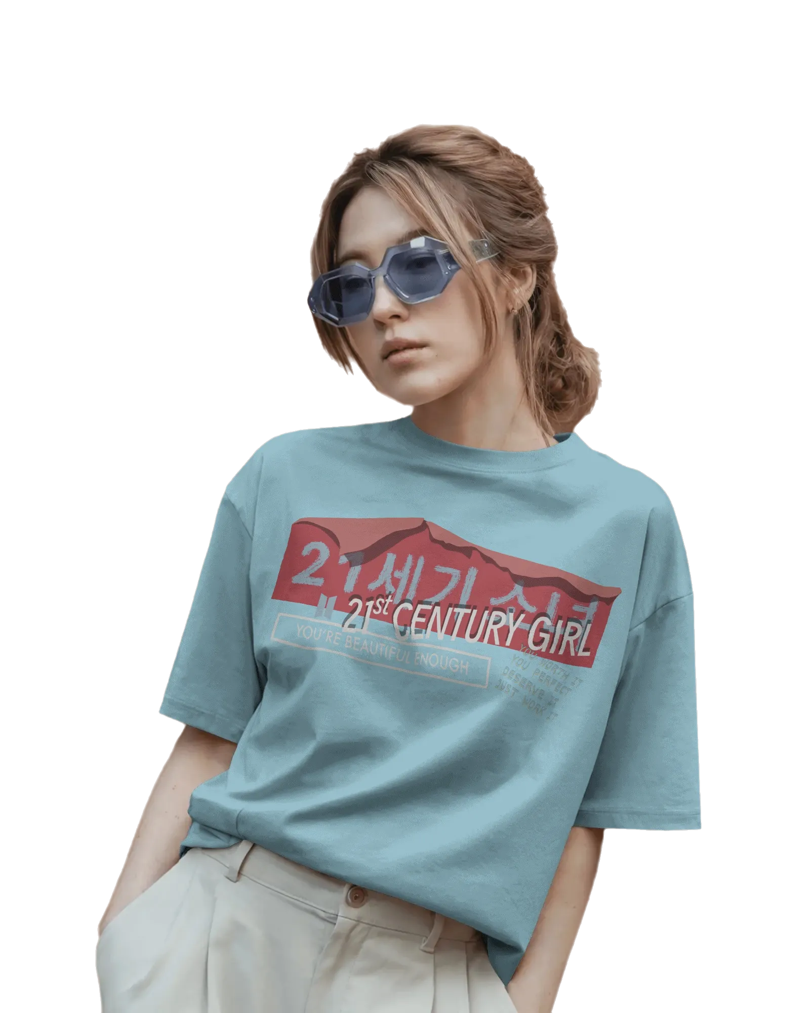 21st Century Girl - BTS Terry Oversized Tee