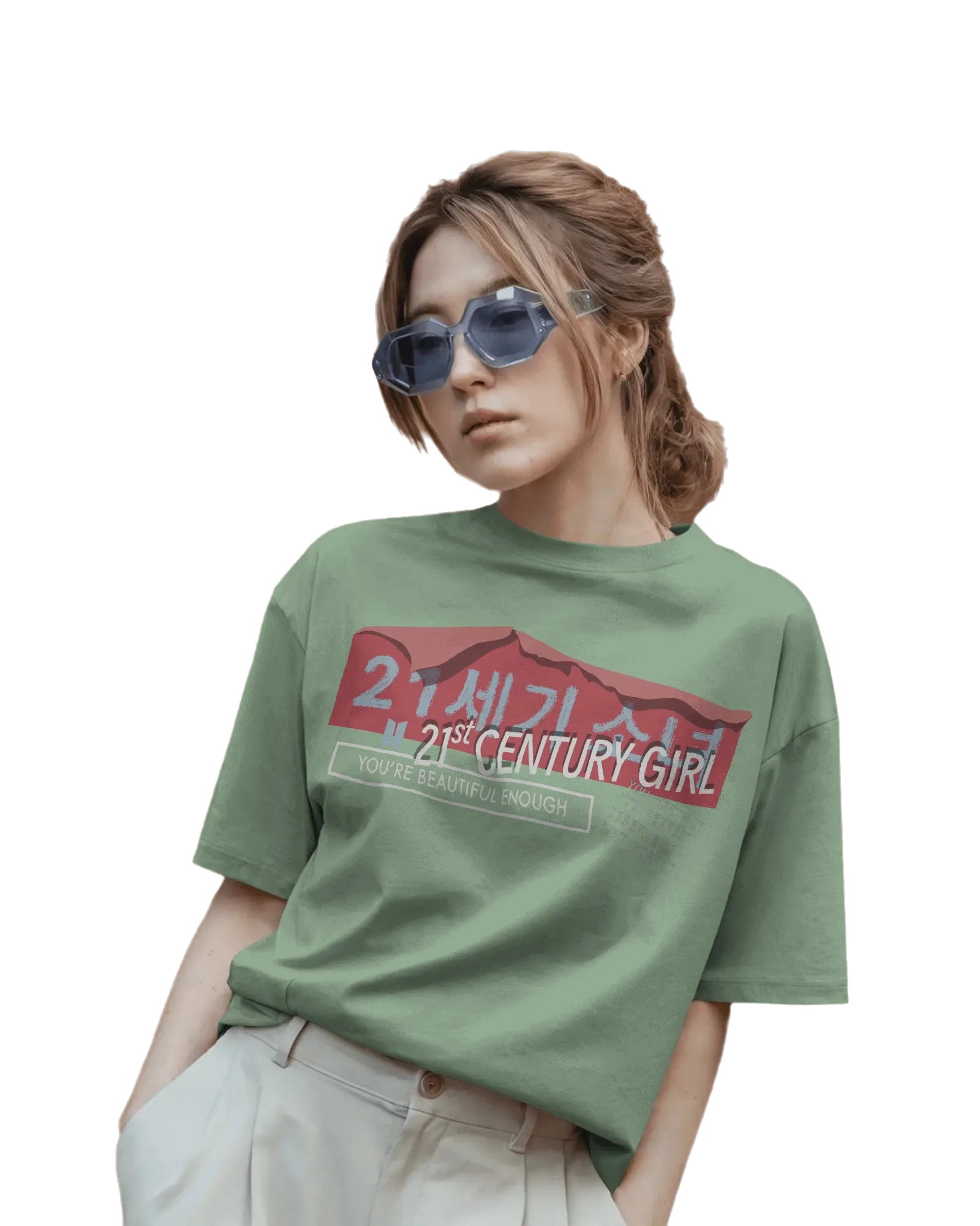 21st Century Girl - BTS Terry Oversized Tee