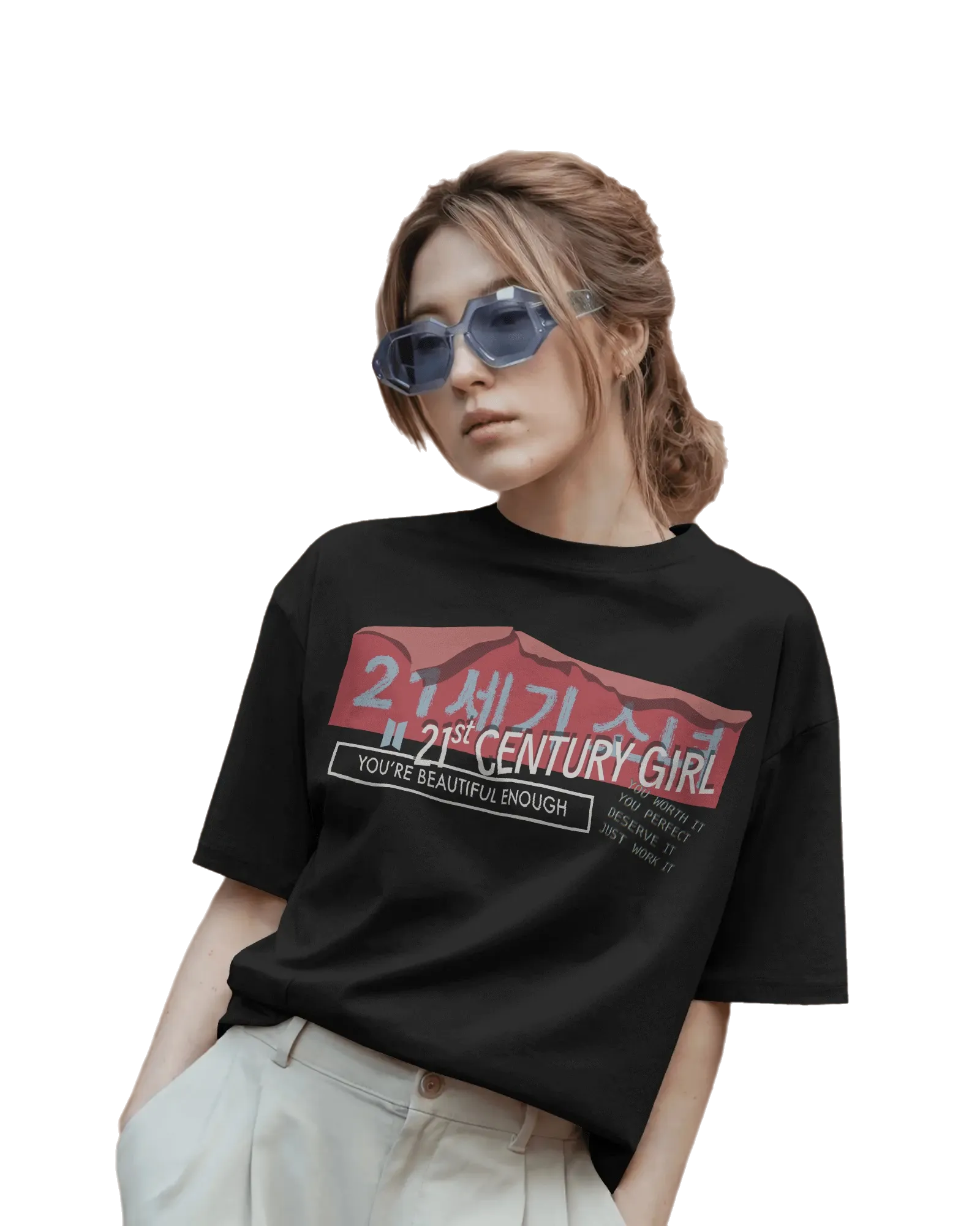 21st Century Girl - BTS Terry Oversized Tee