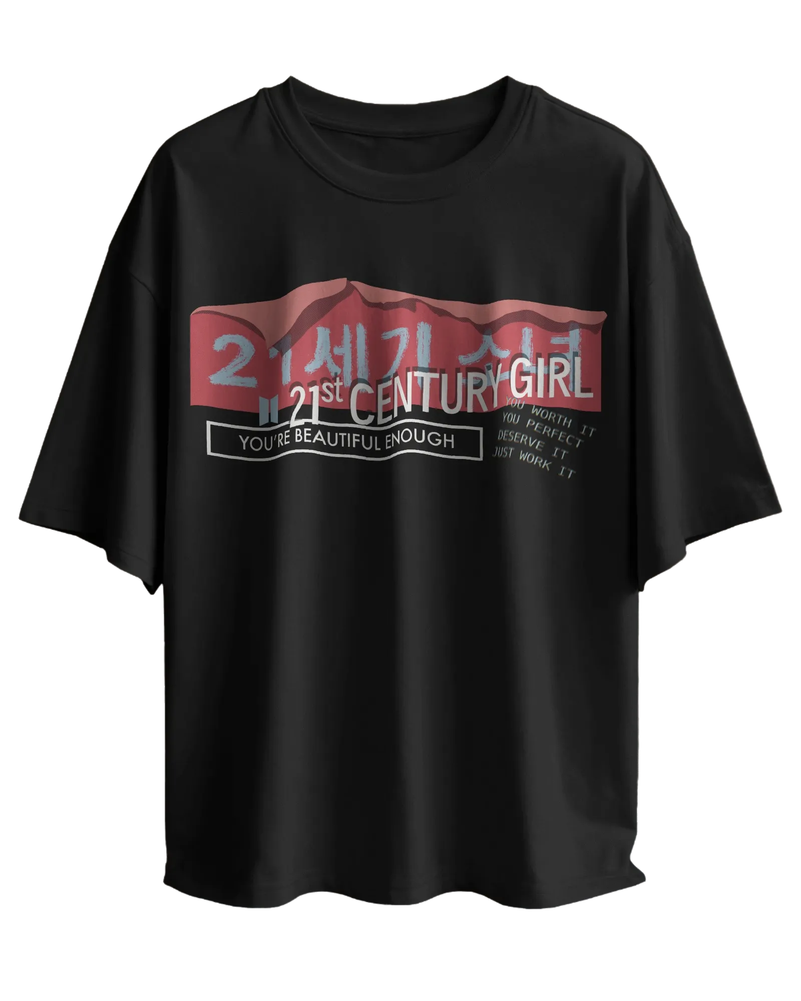 21st Century Girl - BTS Terry Oversized Tee