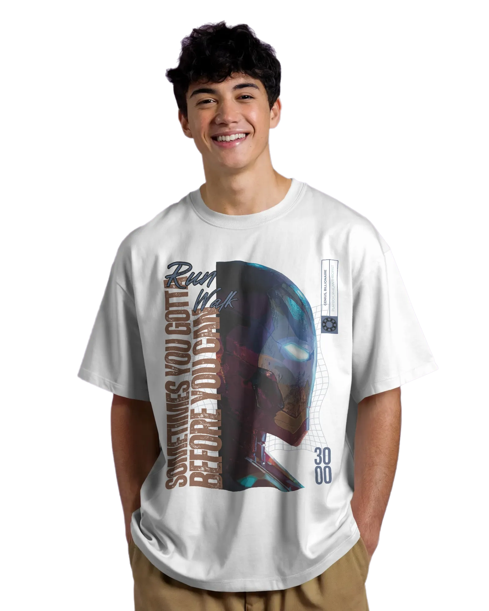 Iron Man - Marvel Terry Oversized Tee