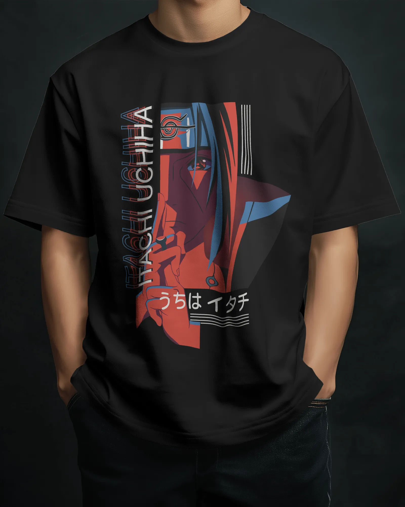 Oversized Itachi Uchiha T-Shirt – For Those Who Chose the Harder Path