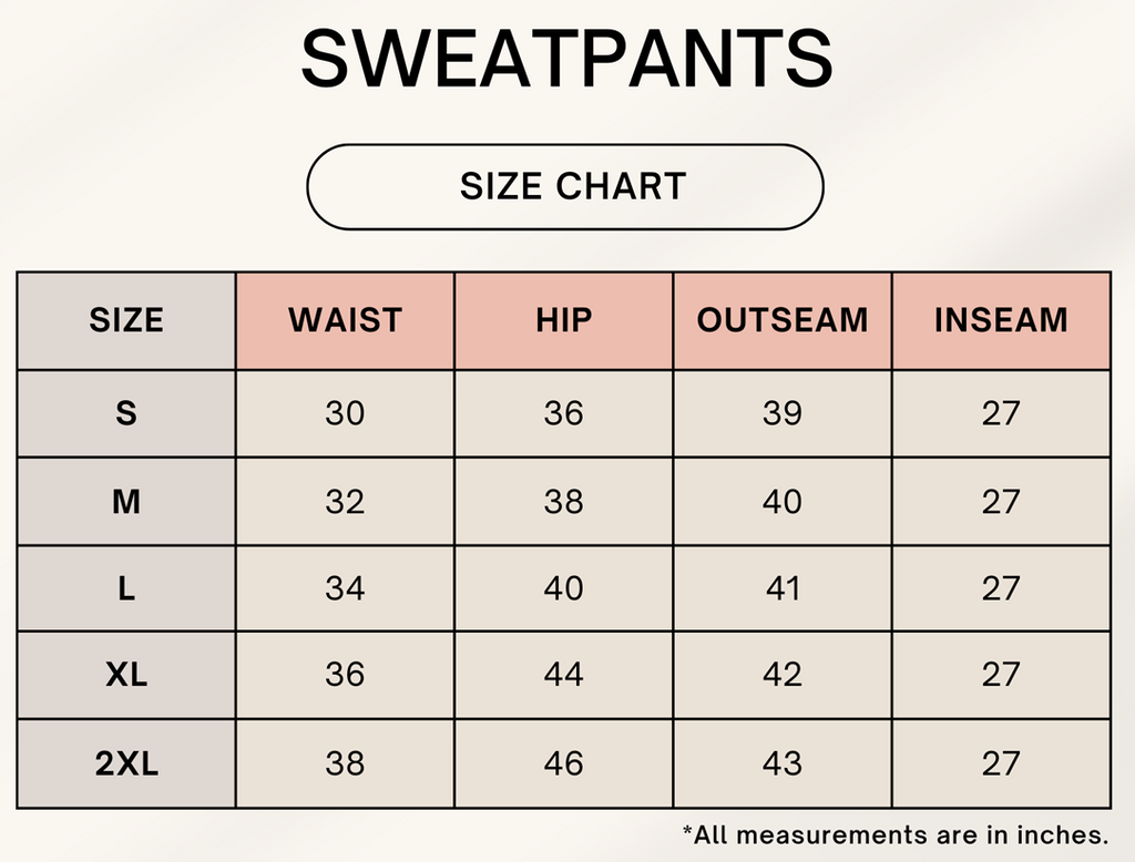 Color_Size Chart