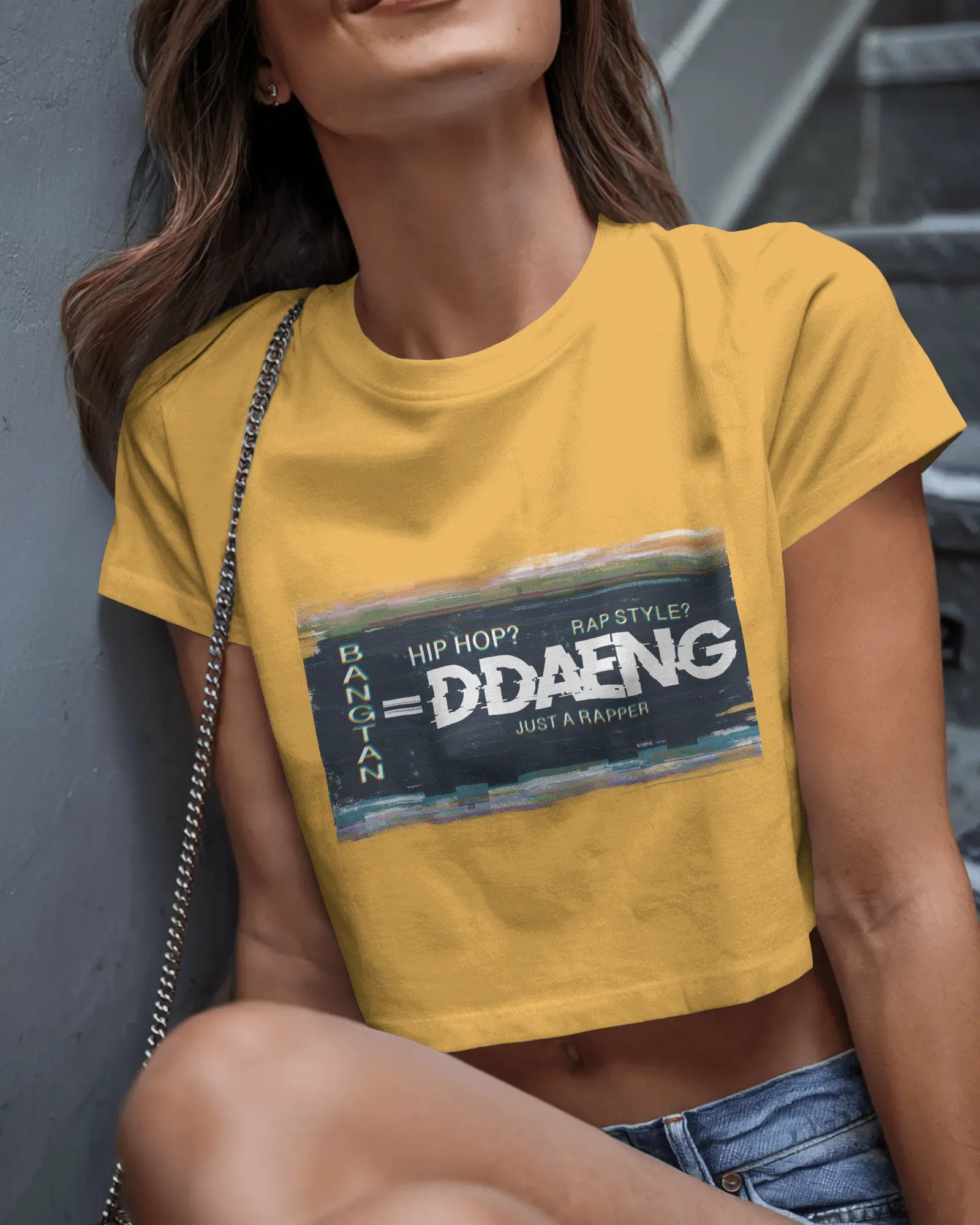 Bangtan DDAENG Rap Style - Crop Top