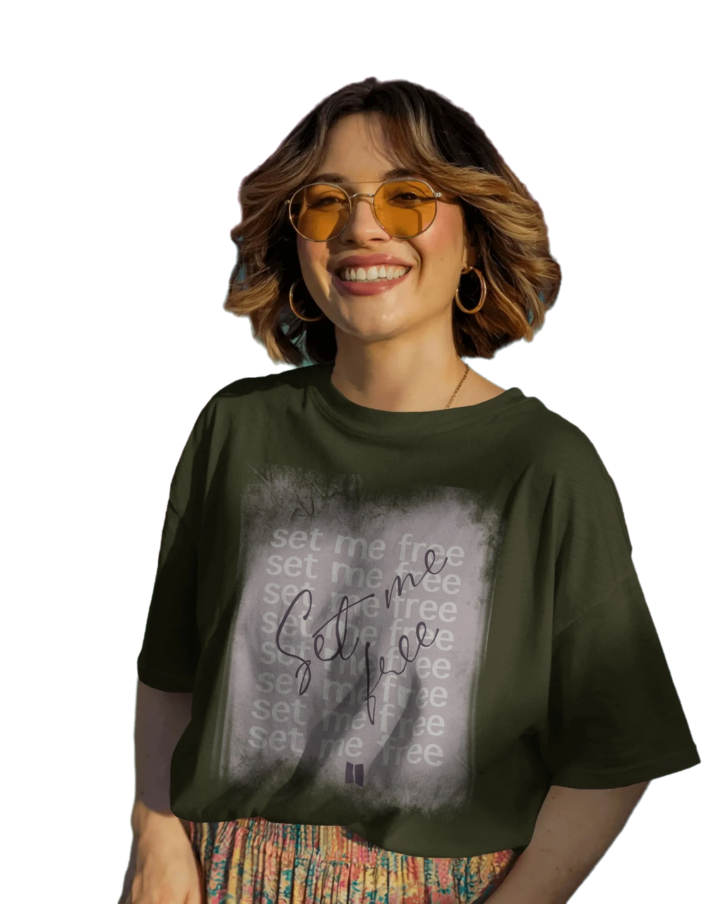 Set Me Free - BTS Oversized Classic T-Shirt