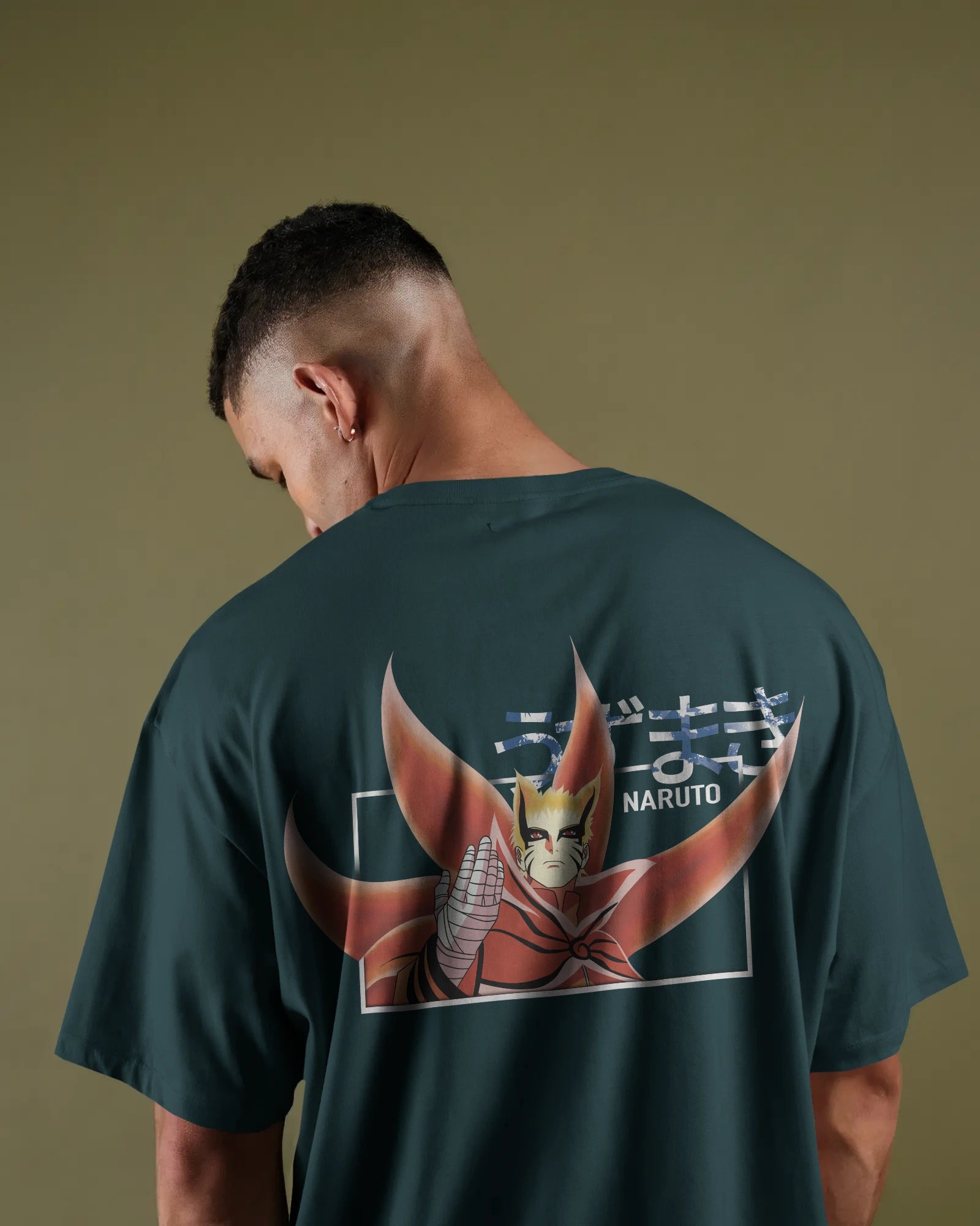 Baryon Mode - Naruto Oversized Classic T-Shirt