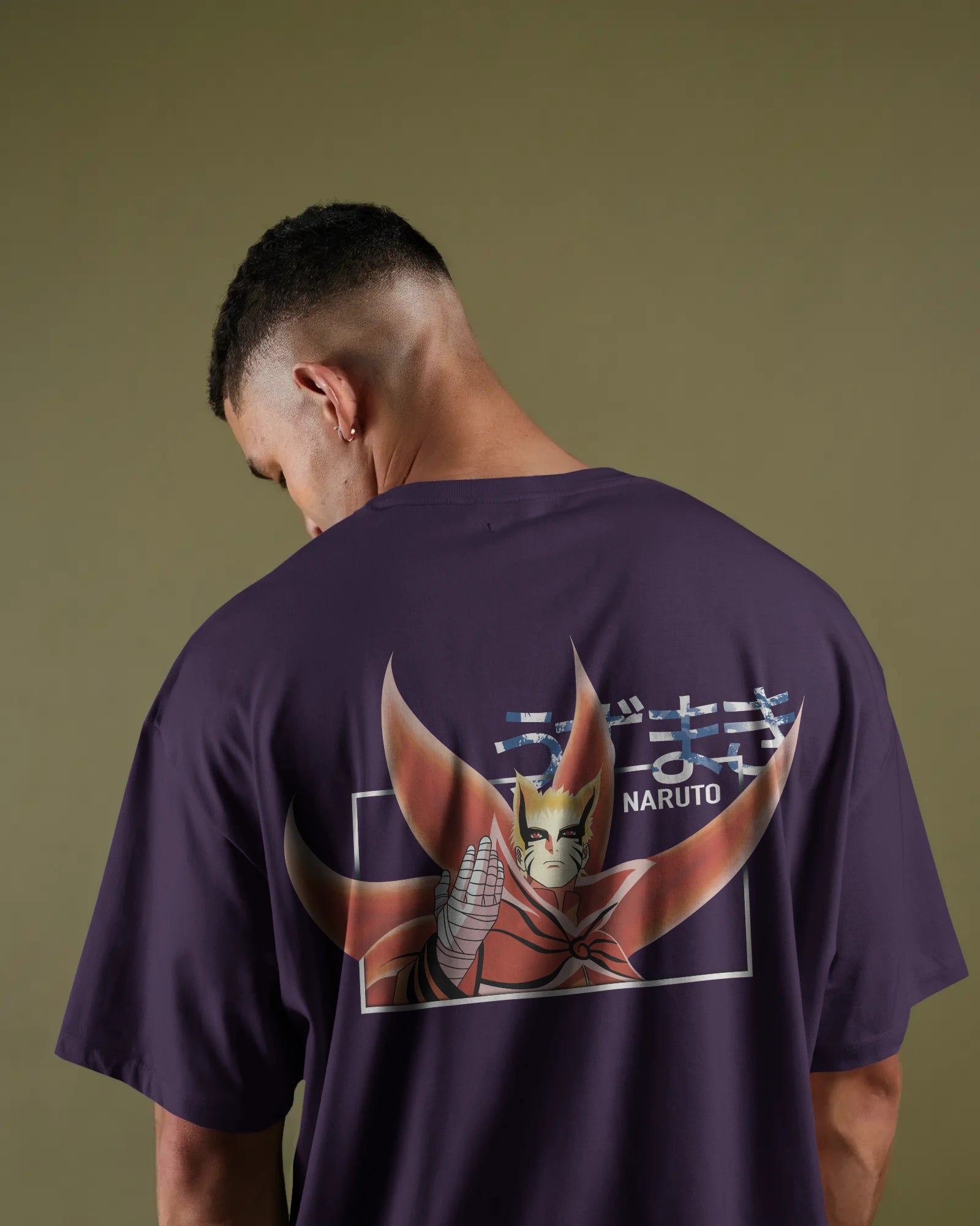 Baryon Mode - Naruto Oversized Classic T-Shirt