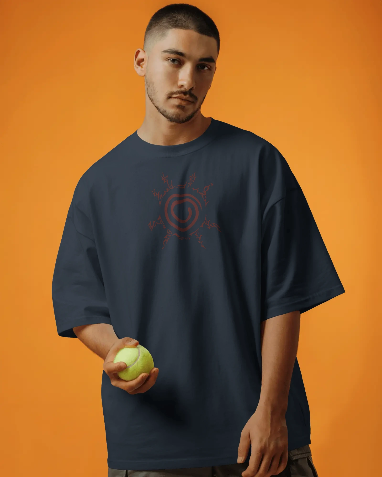Baryon Mode - Naruto Oversized Classic T-Shirt