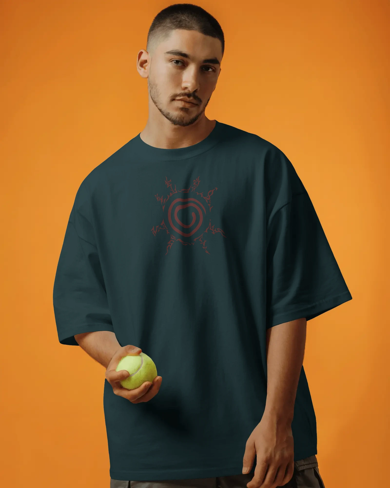 Baryon Mode - Naruto Oversized Classic T-Shirt
