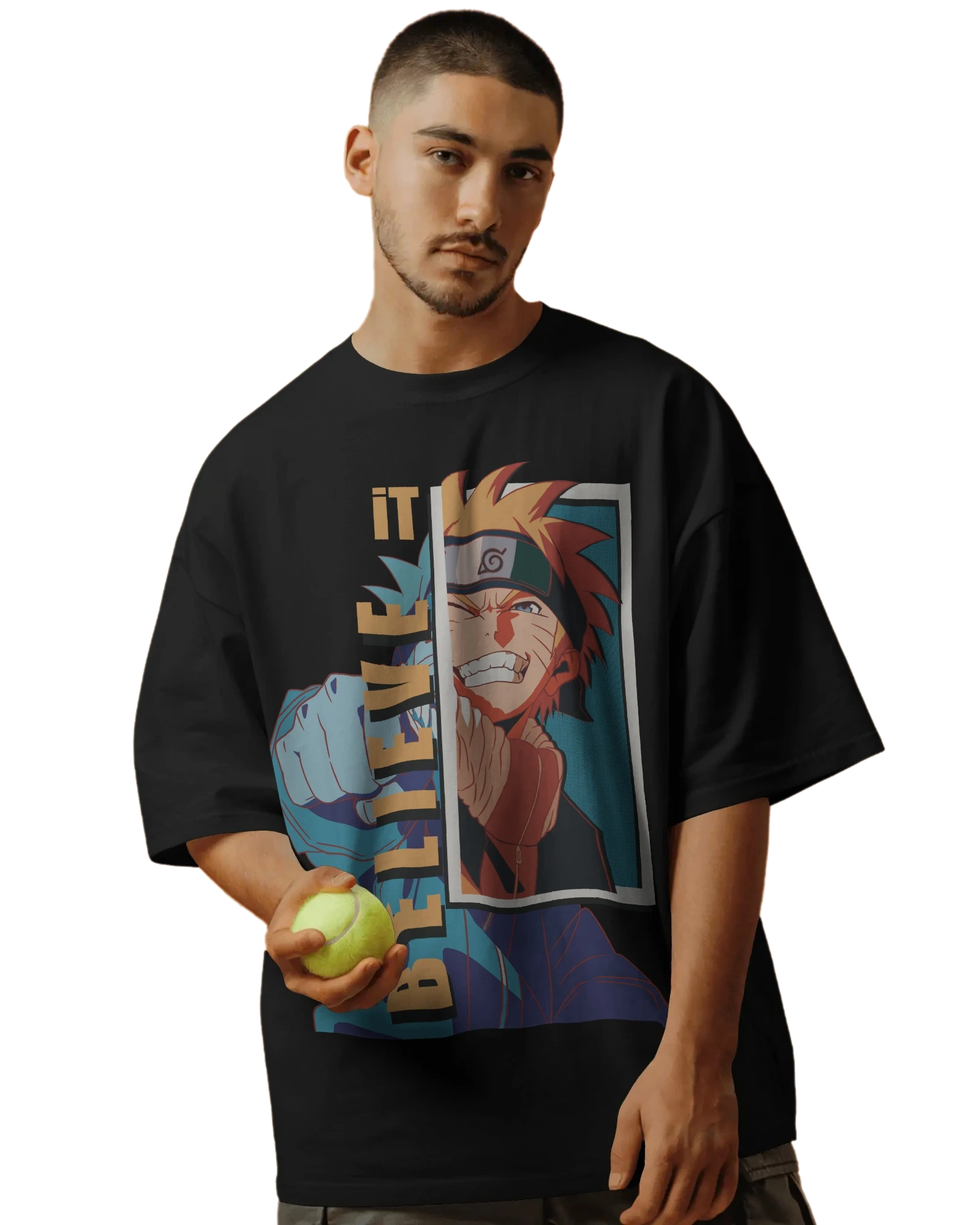 Believe It - Naruto Oversized Classic T-Shirt