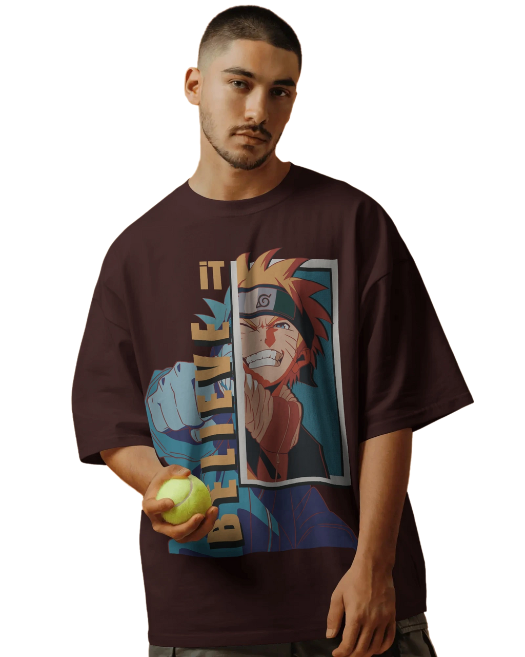 Believe It - Naruto Oversized Classic T-Shirt