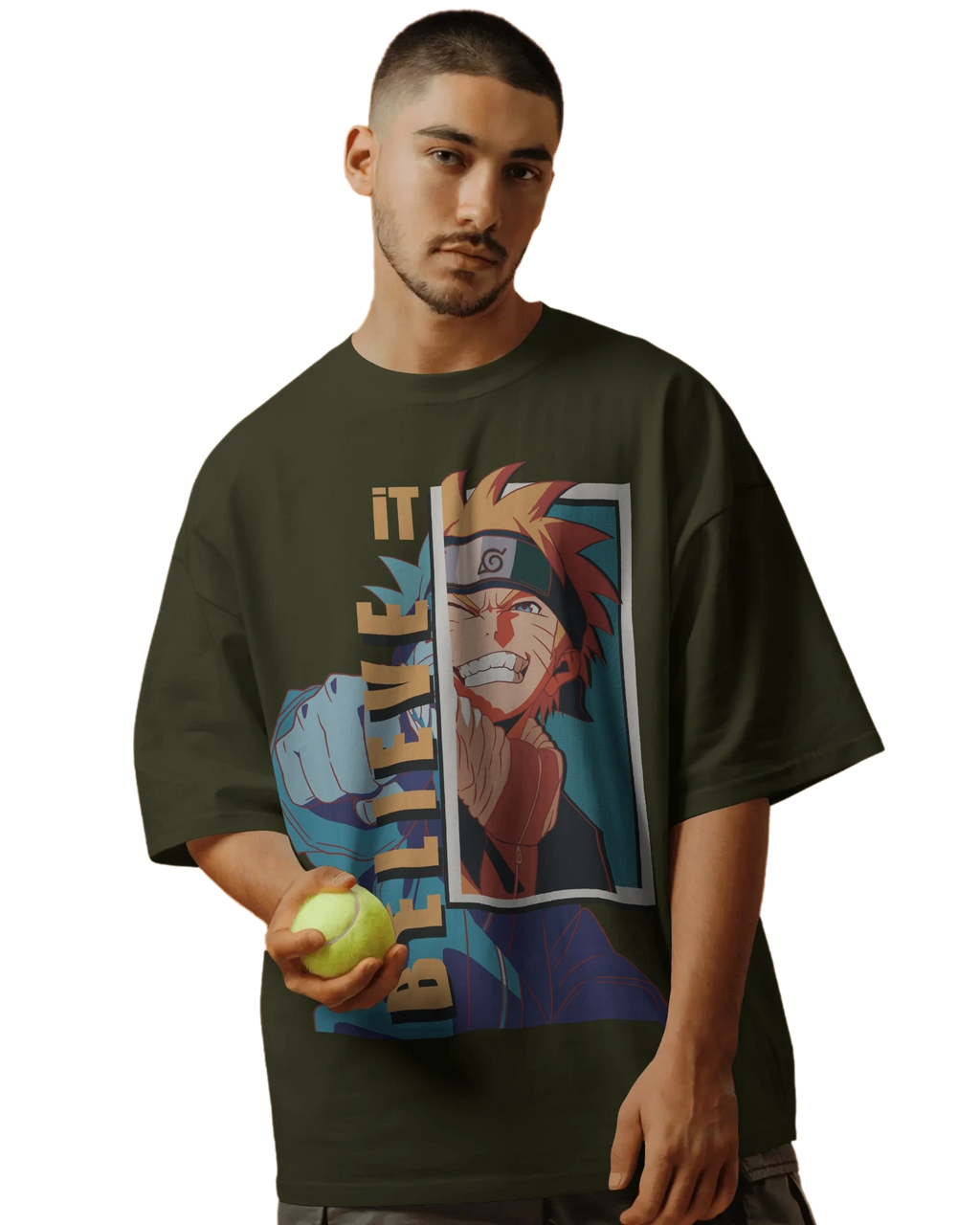 Believe It - Naruto Oversized Classic T-Shirt