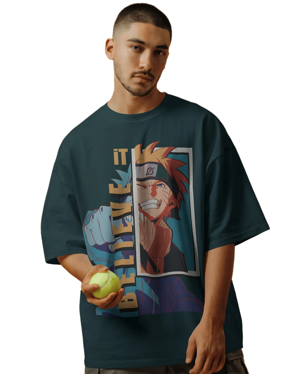 Believe It - Naruto Oversized Classic T-Shirt