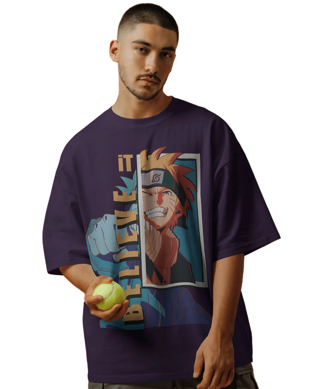 Believe It - Naruto Oversized Classic T-Shirt