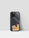 Demon Slayer Trio - Demon Slayer Pro Max iPhone Glass Case