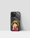 Young Pirate King - One Piece iPhone Pro Max Glass Case