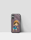 Playful Baby Luffy - One Piece IPhone Glass Case