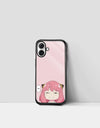 Heh ! - Spy x Family IPhone Plus Glass Case