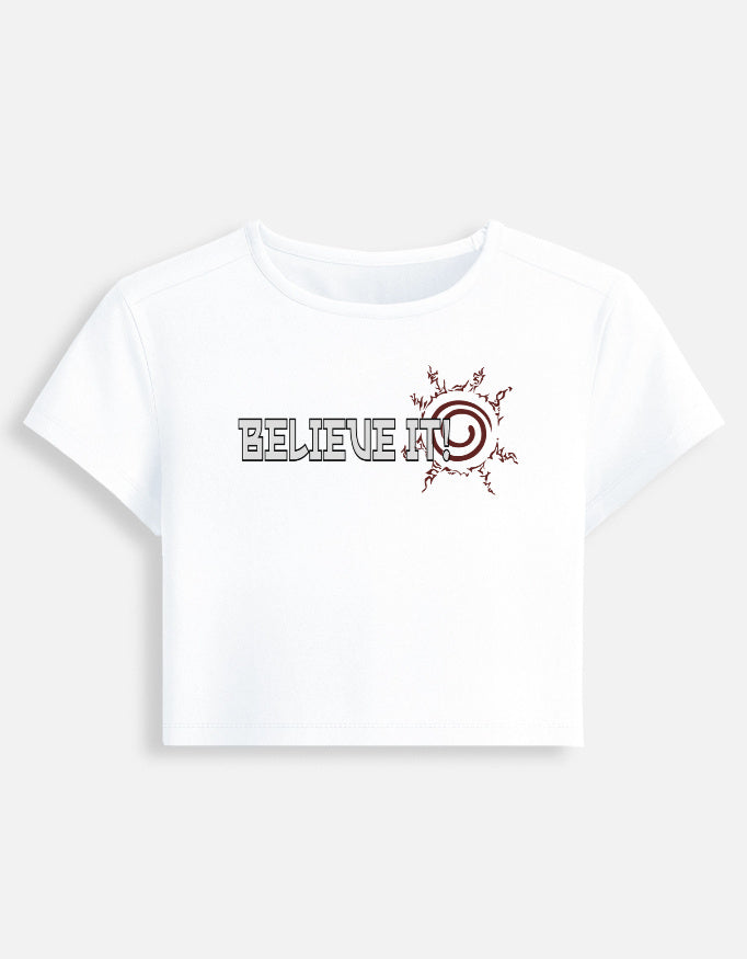 "Believe It" - Naruto Baby Tee