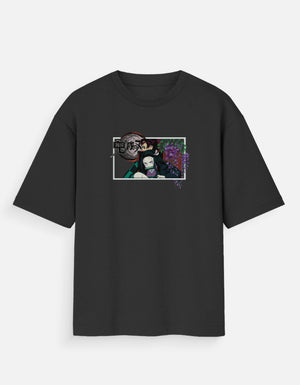 Kamado Duo - Demon Slayer Oversized Standard T-Shirt