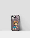 Playful Baby Luffy - One Piece IPhone Mini Glass Case