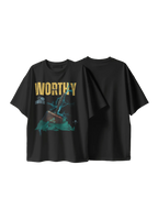 I'm Still Worthy ! - Marvel Terry Oversized Tee