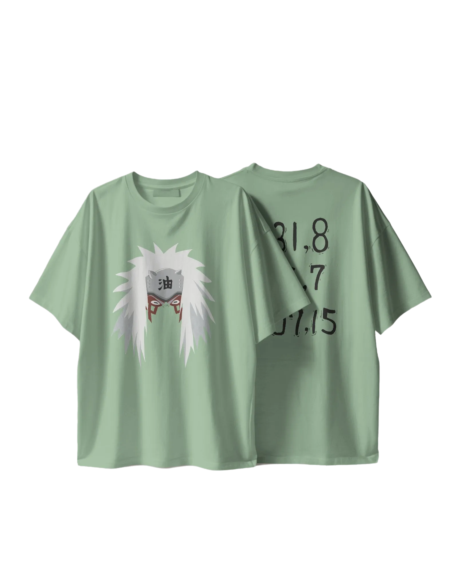 Jiraiya's Last Code - Naruto Terry Oversized Tee