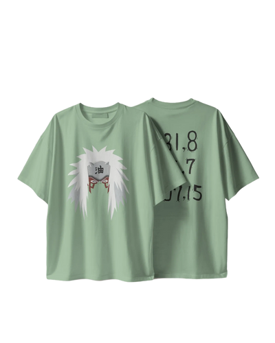 Jiraiya's Last Code - Naruto Terry Oversized Tee