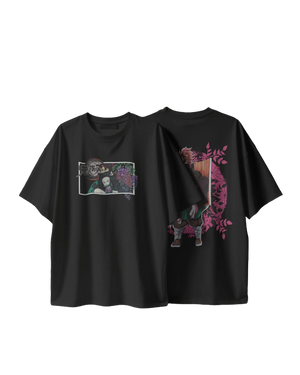 Kamado Duo - Demon Slayer Terry Oversized Tee