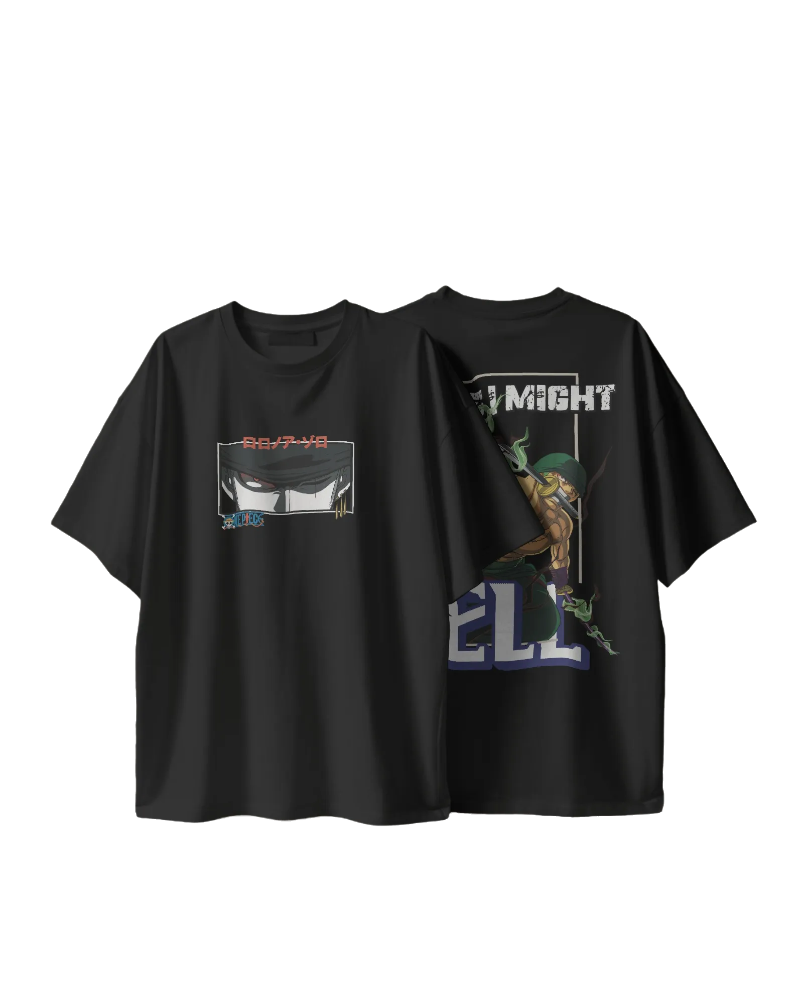 Zoro King of Hell - One Piece Terry Oversized Tee