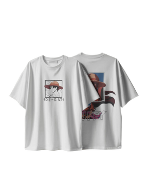 Monkey D Luffy - One Piece Terry Oversized Tee