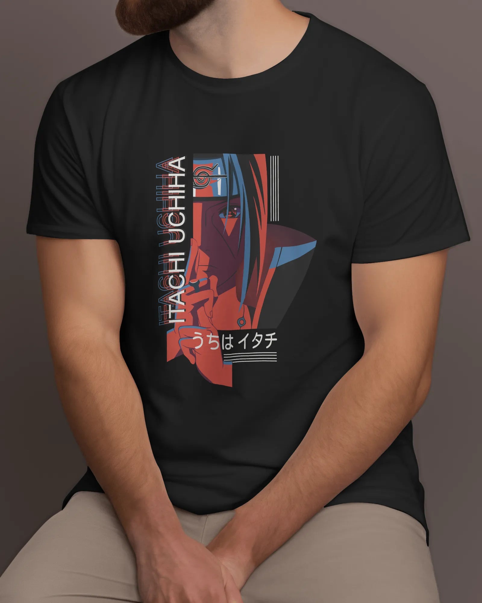 Itachi Uchiha Graphic T-Shirt –Premium  Supima Cotton