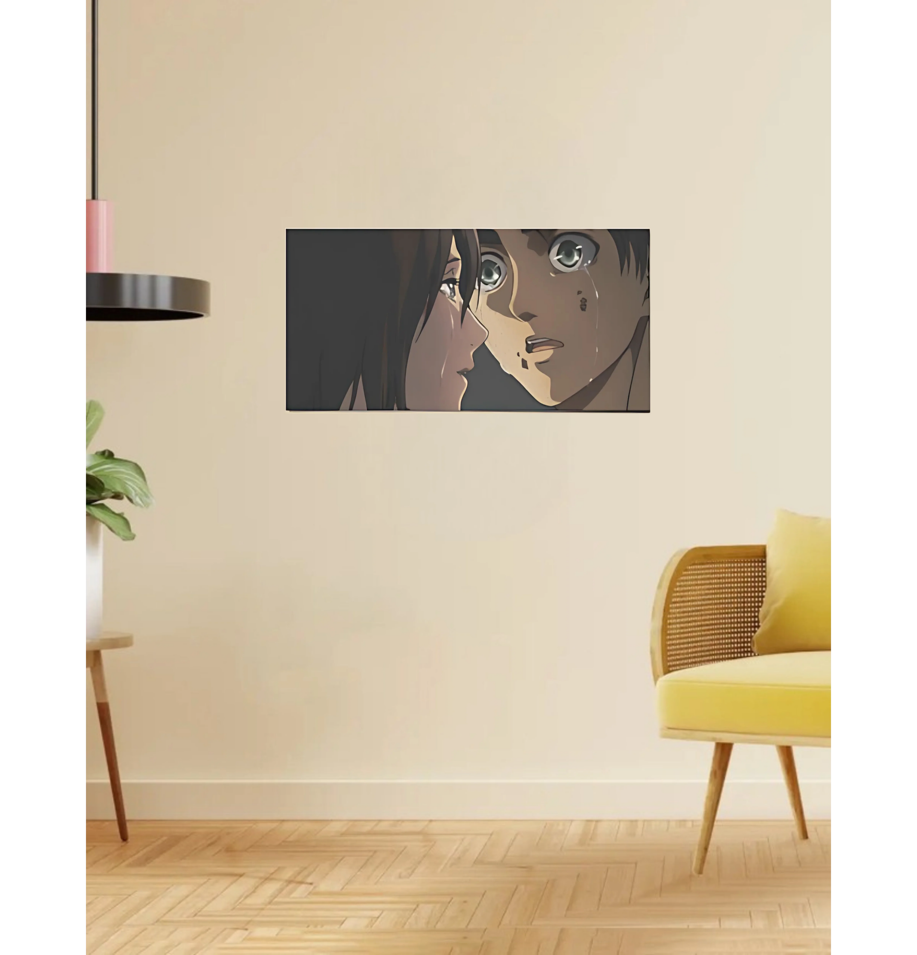 Eren and Mikasa - Attack on Titan Long Poster