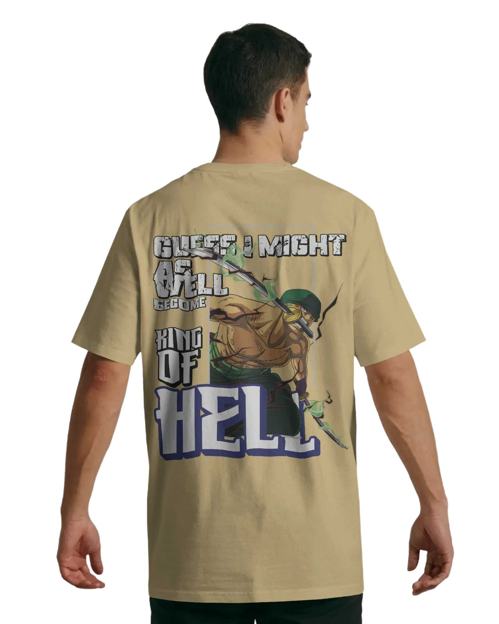 Zoro King of Hell - One Piece Oversized Standard T-Shirt