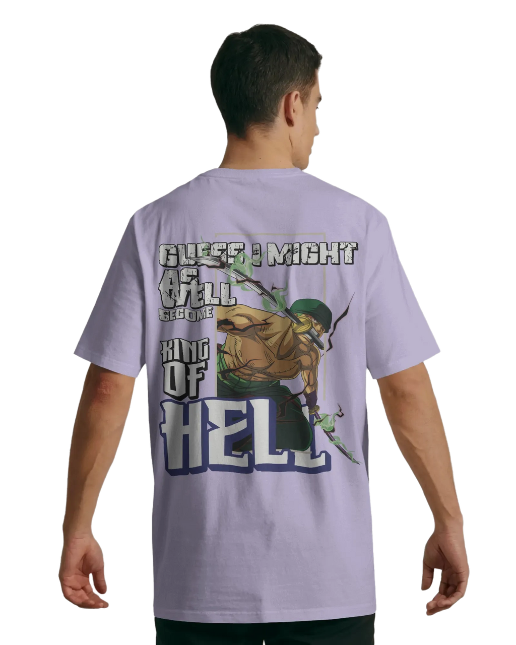 Zoro King of Hell - One Piece Oversized Standard T-Shirt