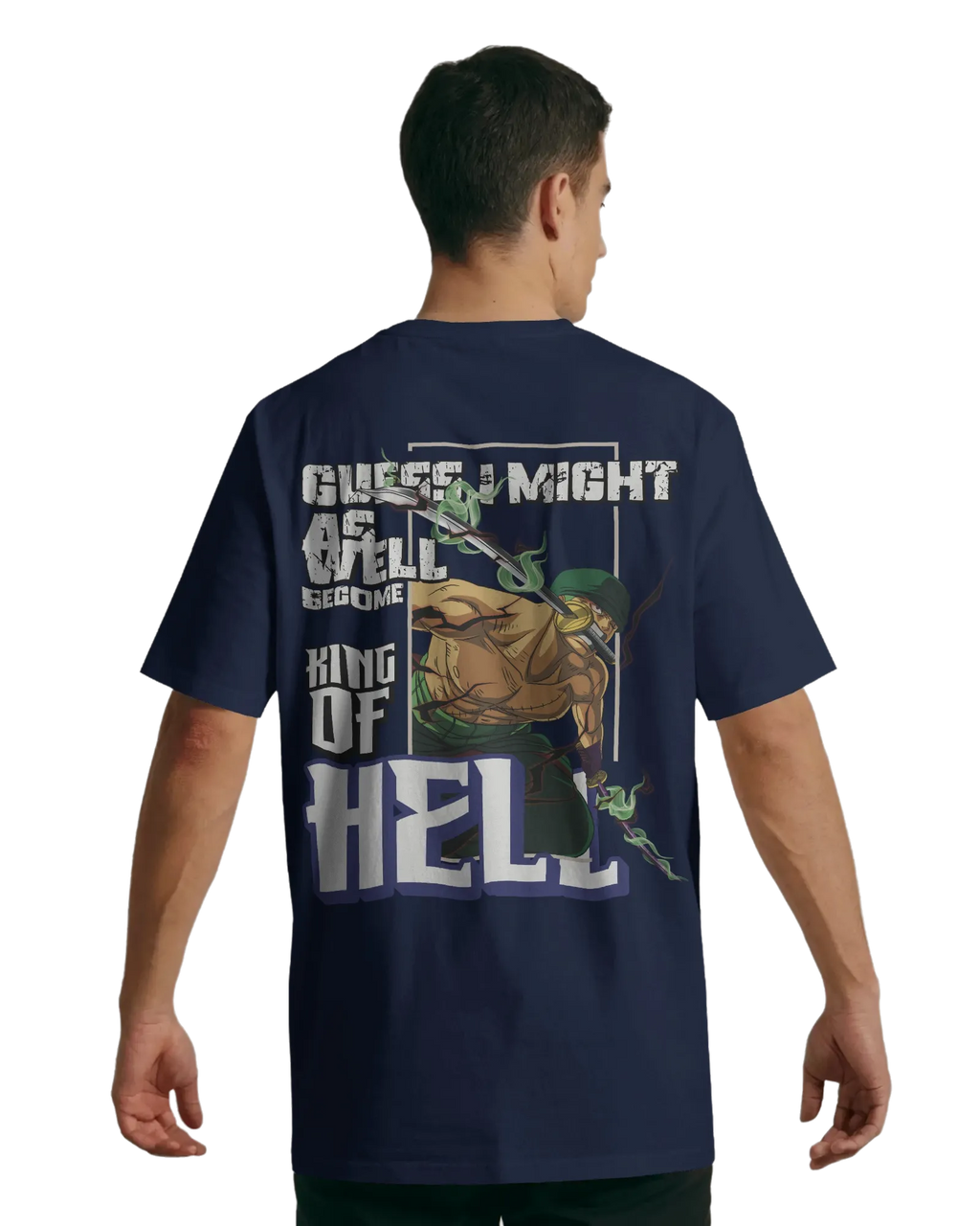 Zoro King of Hell - One Piece Oversized Standard T-Shirt