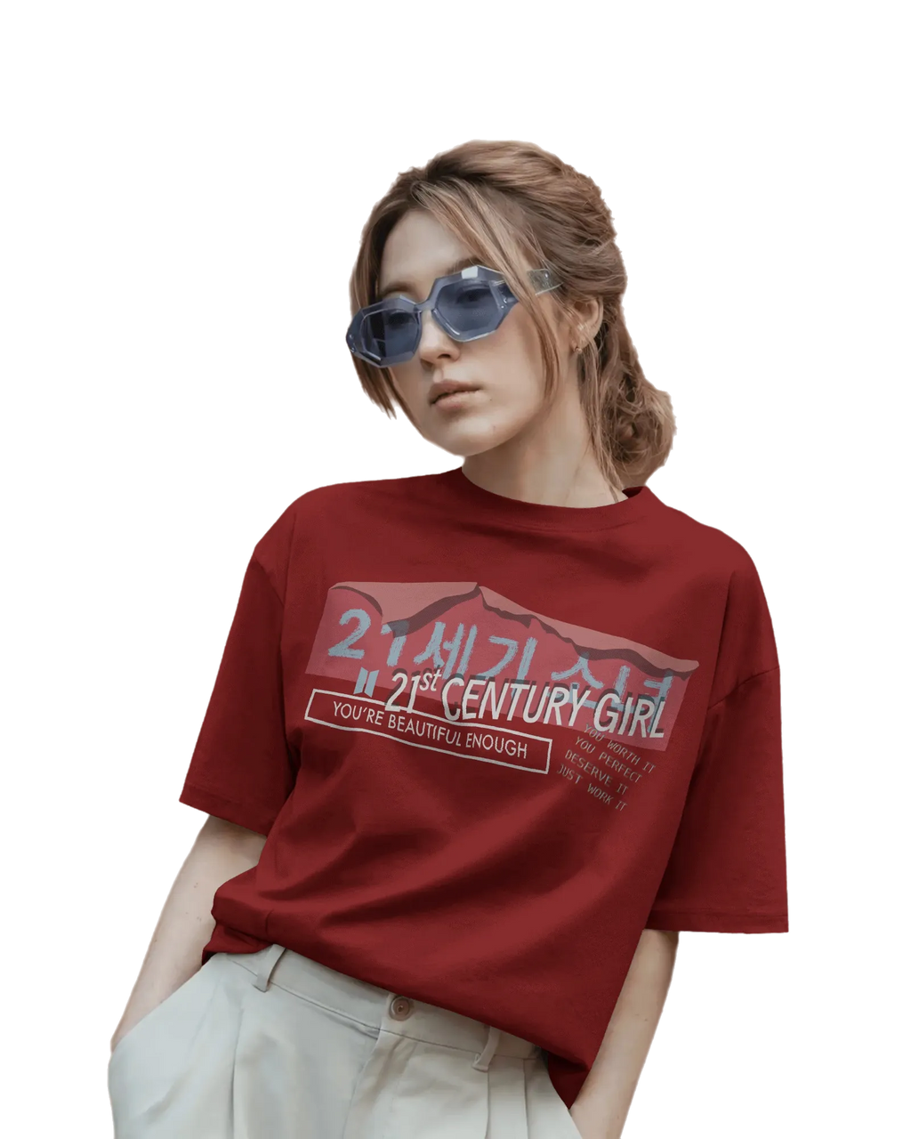 21st Century Girl - BTS Terry Oversized Tee