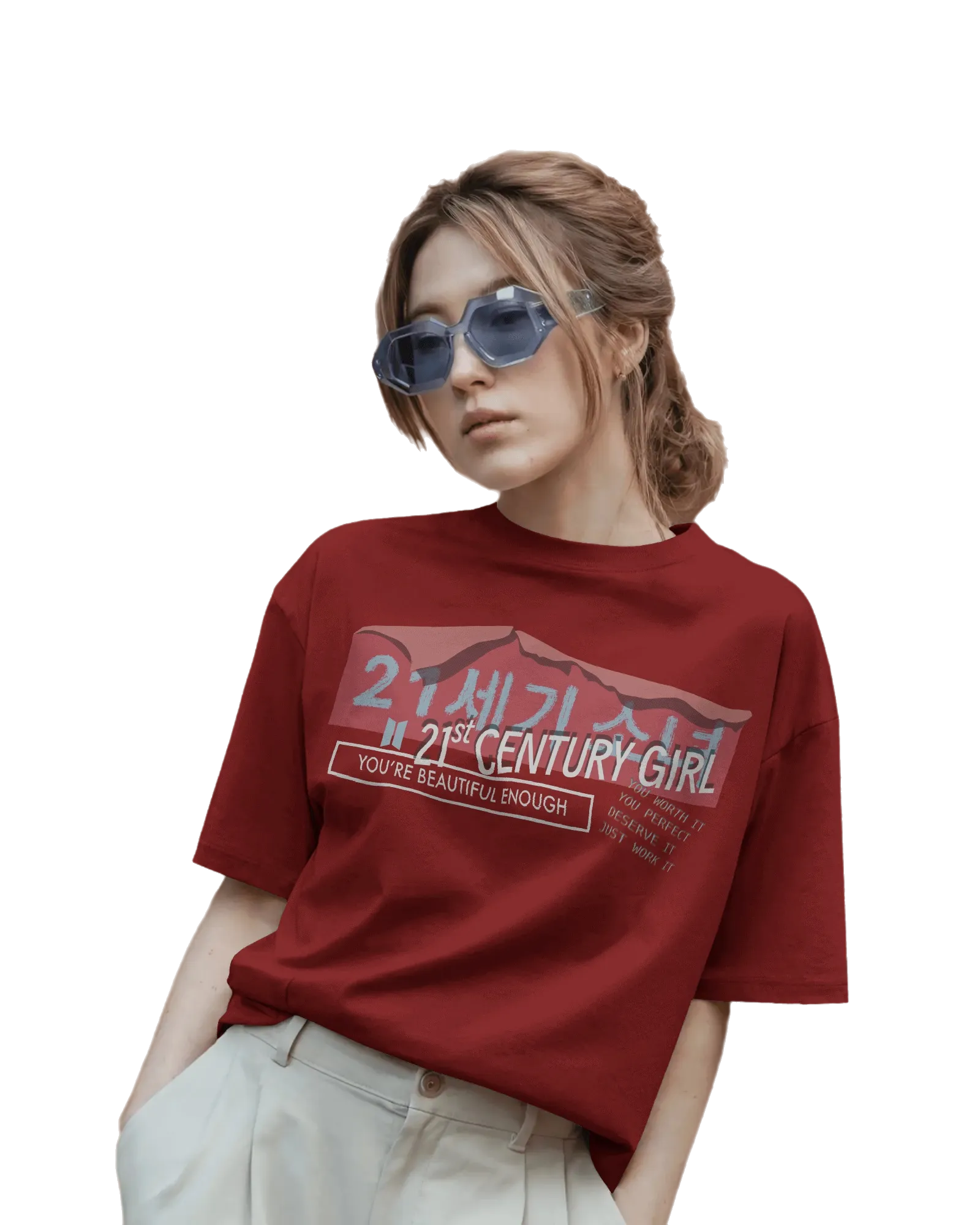 21st Century Girl - BTS Terry Oversized Tee