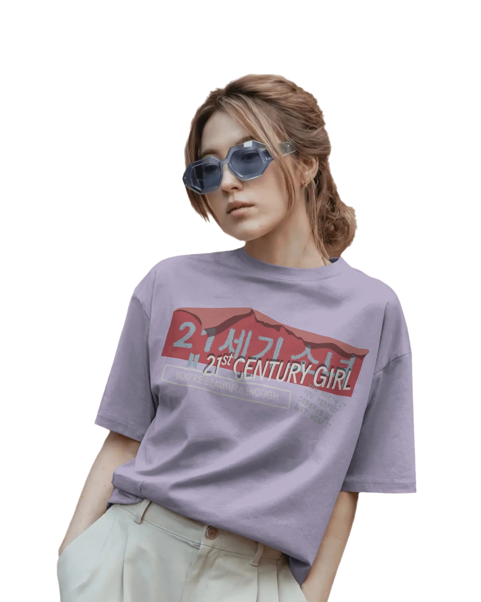 21st Century Girl - BTS Terry Oversized Tee