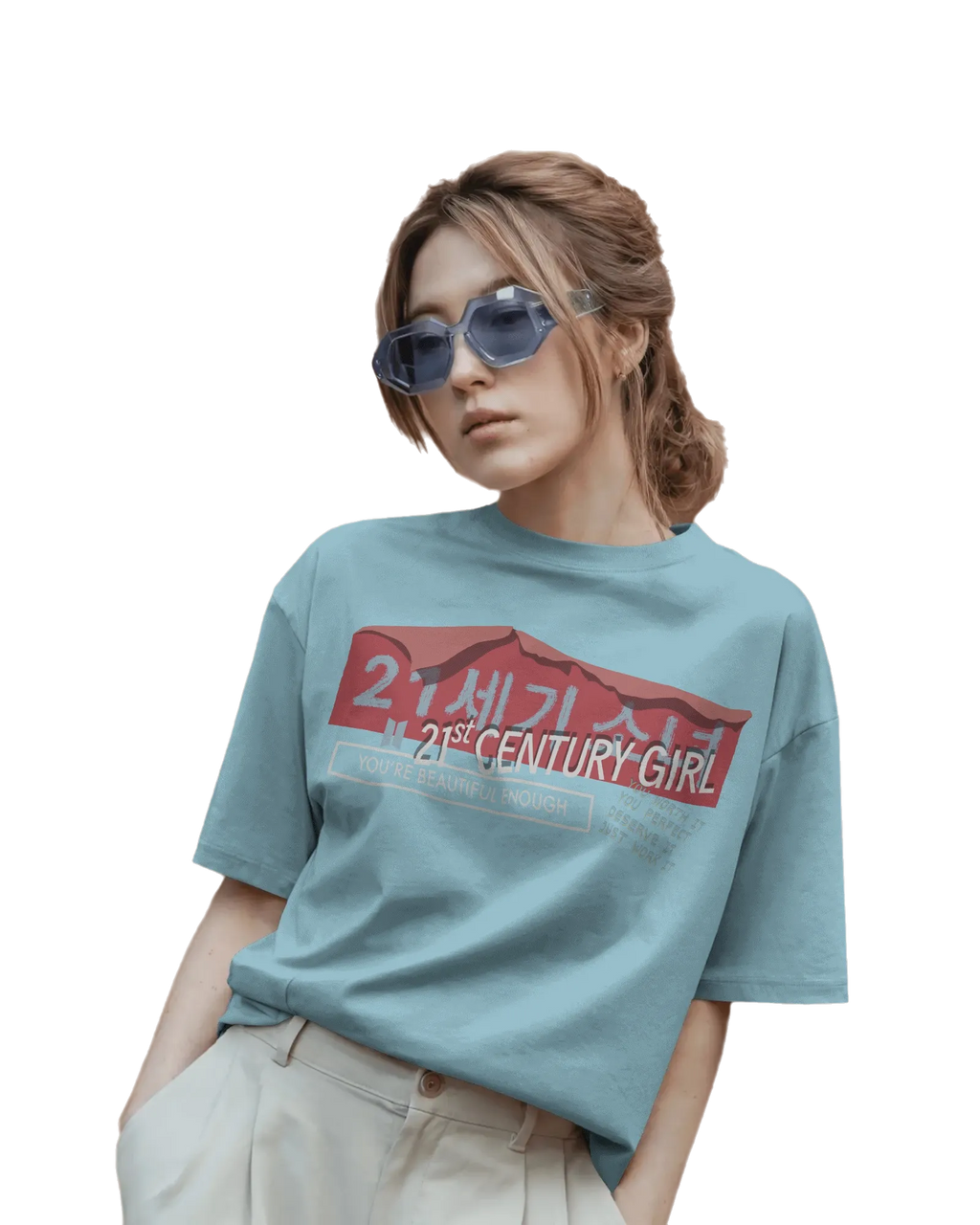 21st Century Girl - BTS Terry Oversized Tee