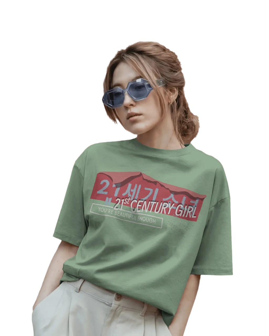 21st Century Girl - BTS Terry Oversized Tee