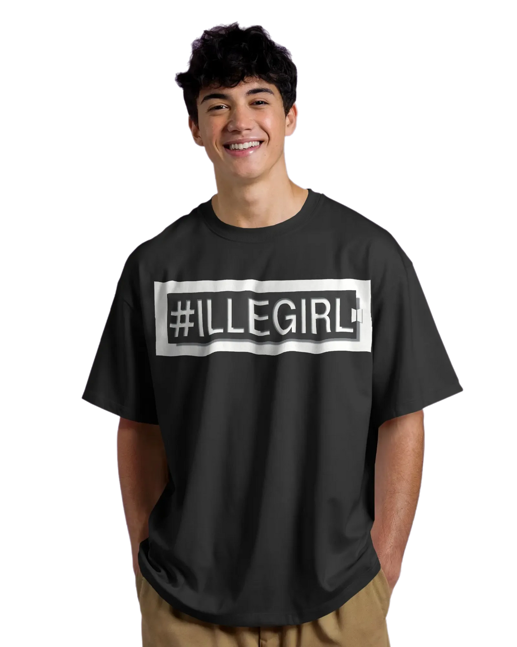 #ILLEGIRL - BTS Terry Oversized Tee