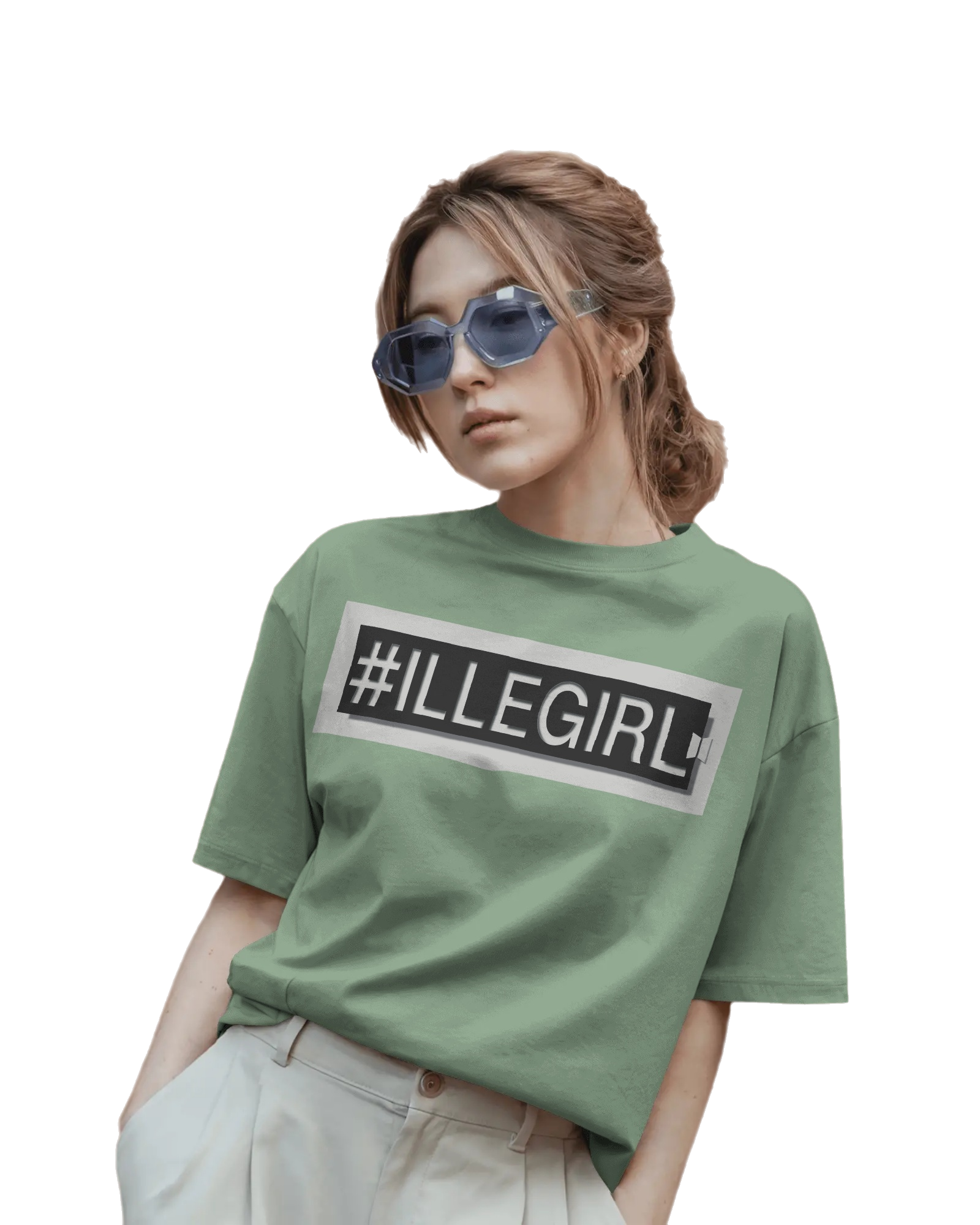 #ILLEGIRL - BTS Terry Oversized Tee