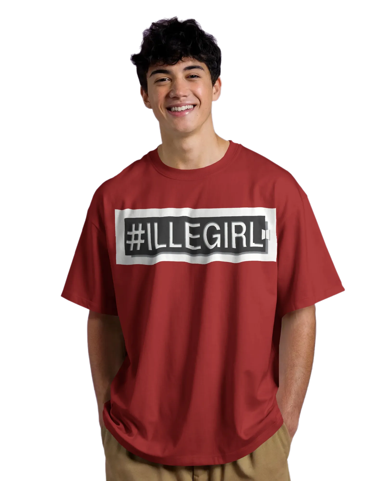 #ILLEGIRL - BTS Terry Oversized Tee