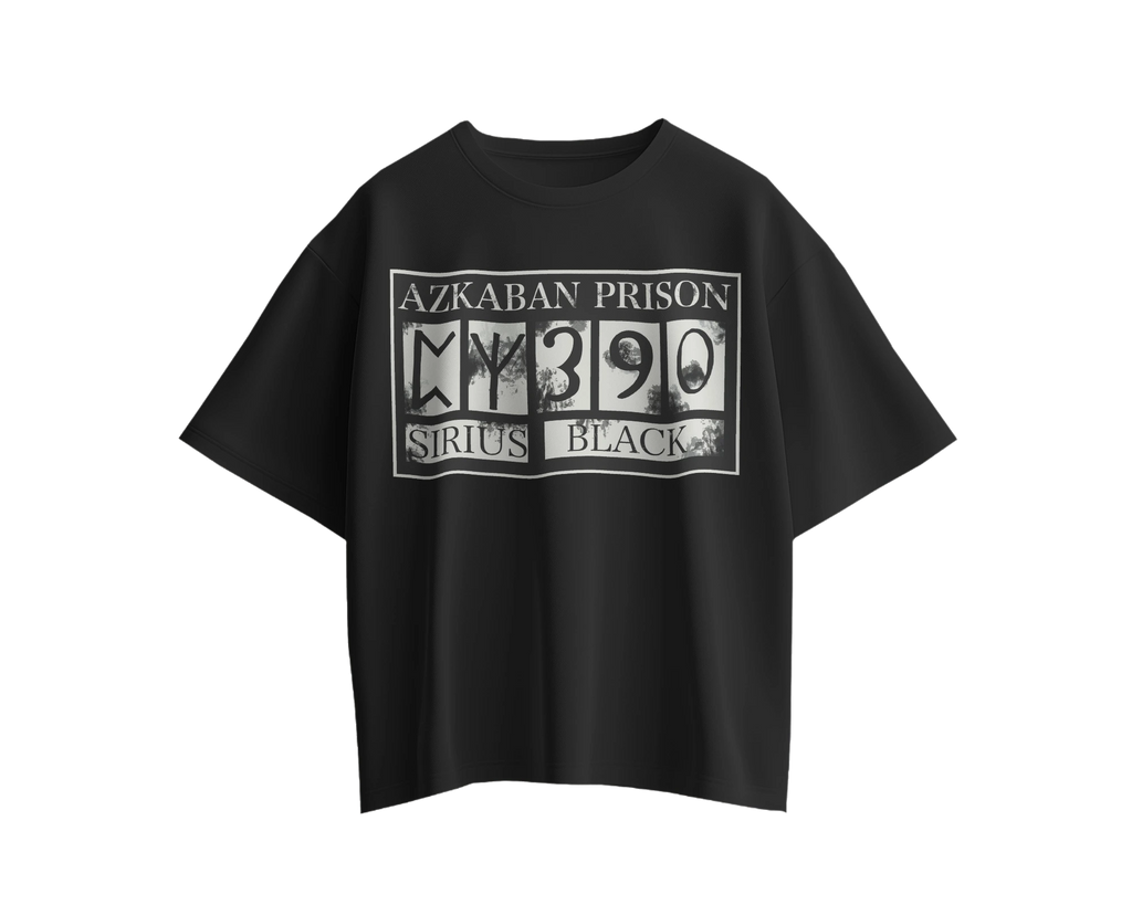 Azkaban Prison Sirius Black - Classic Terry Oversized Tee